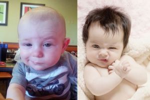 15 Bayi ini gedenya mau jadi apa sih? Mukanya sudah tengil sejak kecil