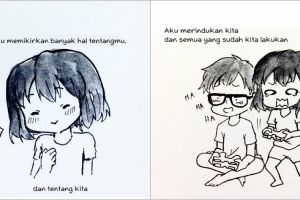 Komik tentang LDR ini viral, endingnya bikin nyesek lho