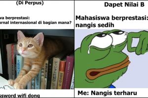 10 Meme 'mahasiswa berprestasi vs me' ini bikin ngakak-ngakak seharian