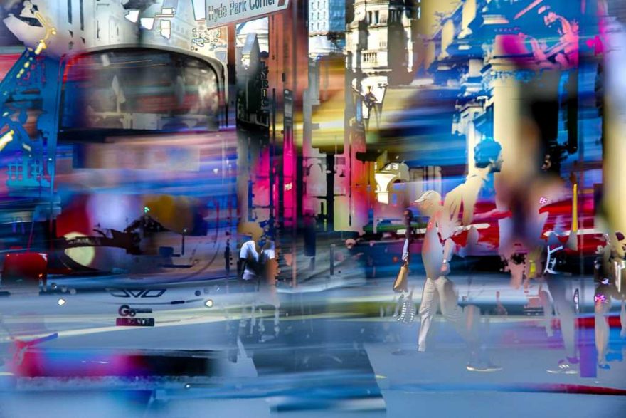 15 Foto Kota London versi abstrak, keren atau aneh ya jadinya?