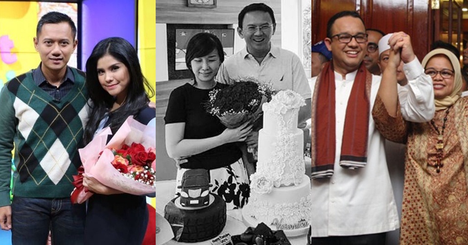 12 Potret kedekatan Cagub-Cawagub DKI Jakarta dengan keluarganya