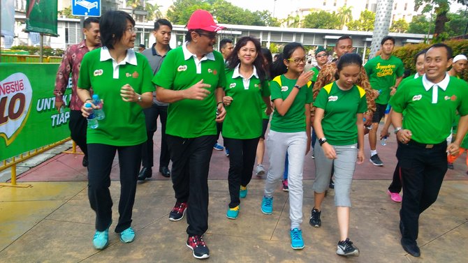 kemesraan keluarga cagub cawagub DKI © 2017 istimewa