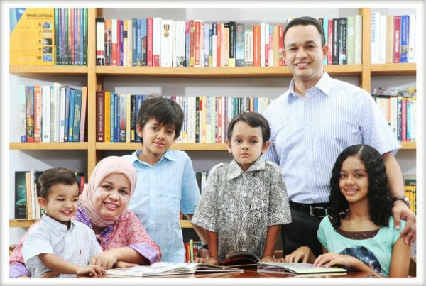 kemesraan keluarga cagub cawagub DKI © 2017 istimewa