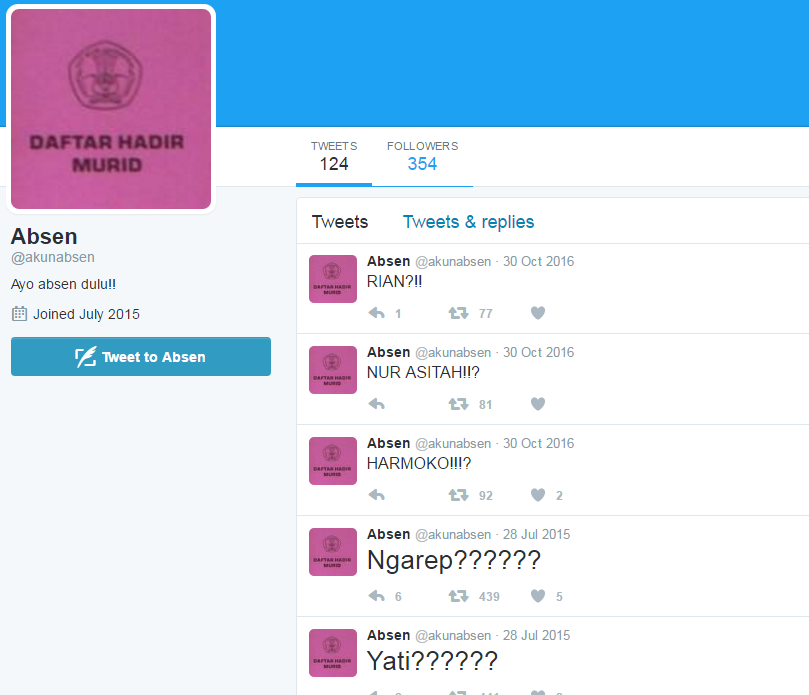 10akun twitter benda © 2017 brilio.net