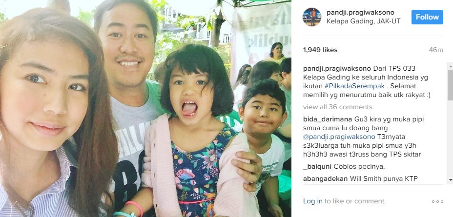 Gaya Seleb Nyoblos © 2017 brilio.net