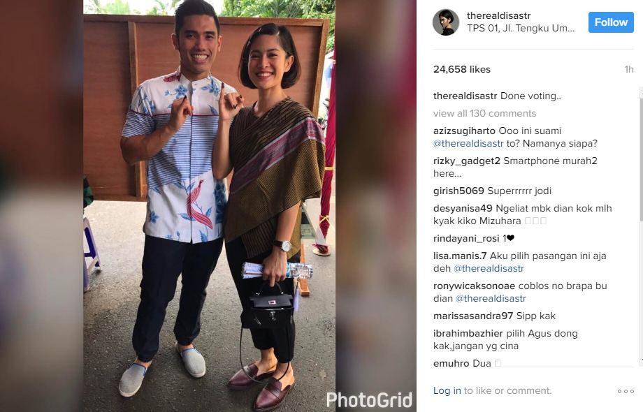 Gaya Seleb Nyoblos © 2017 brilio.net