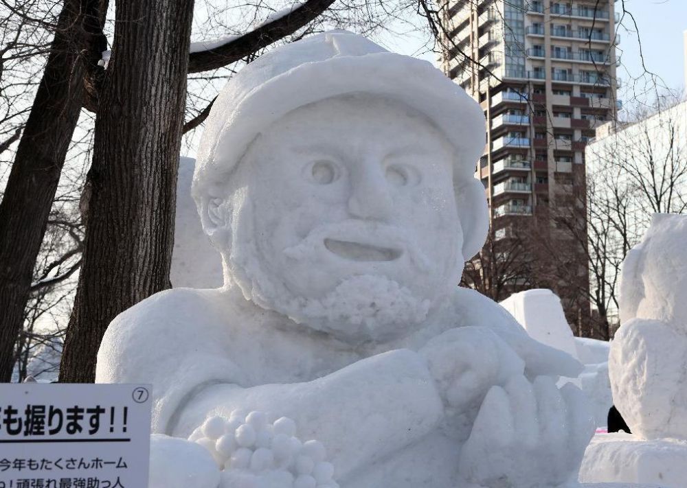 10 Patung salju ini dibuat khusus untuk Sapporo Snow Festival, keren!
