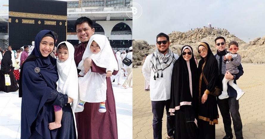 7 Selebriti ini umrah bareng buah hatinya, kompak banget ya