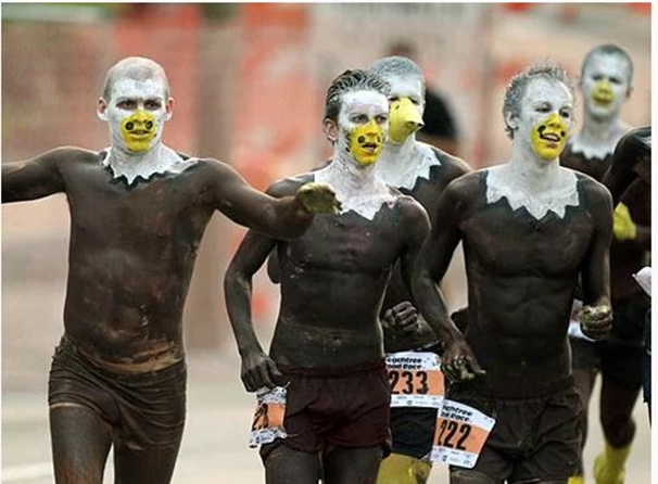 15 Kostum gagal paham para pelari ini bikin susah nahan ketawa