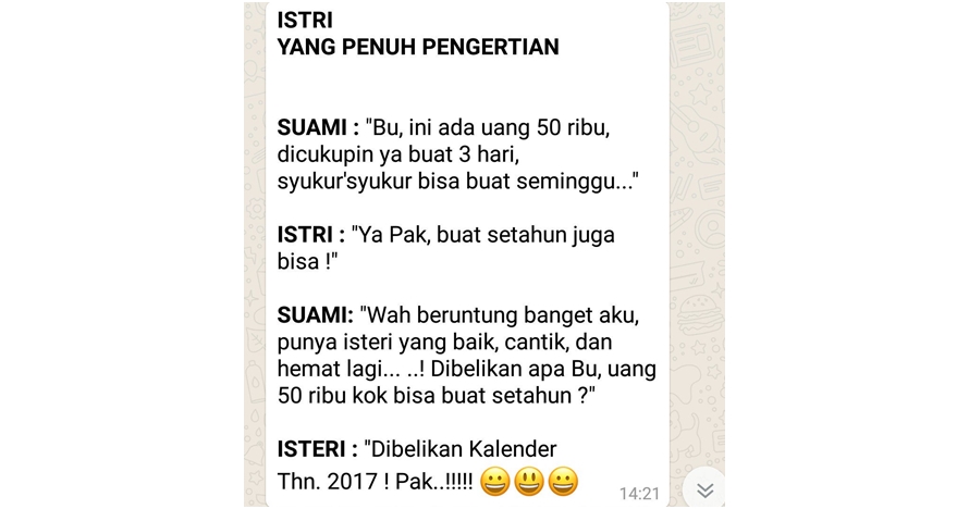 10 Obrolan suami istri ini nyesek abis, tapi juga bikin ketawa ngakak