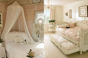 10 Tempat tidur tema Shabby Chic ini bikin betah lama-lama di kamar