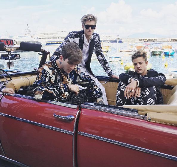 presley gerber putra cindy crawford © 2017 Instagram