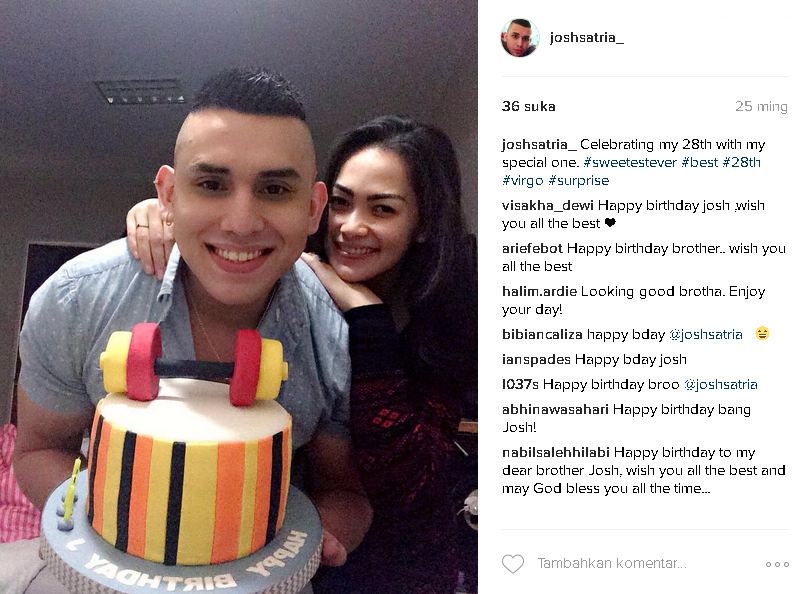 Christy Jusung dan kekasih © 2017 istimewa Christy Jusung dan kekasih © 2017 istimewa