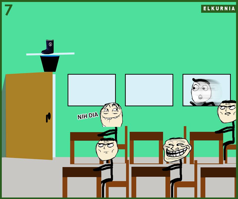 komik strip ngerjain temen ini endingnya bikin ngakak © 2017 MRCI/Elkurnia