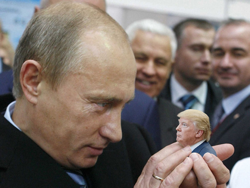 15 Foto editan 'Donald Trump mini', bikin tepuk jidat sambil ketawa
