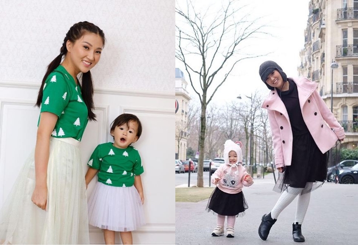 Kompaknya 10 artis kembaran baju sama anak ini unyu dan seru banget