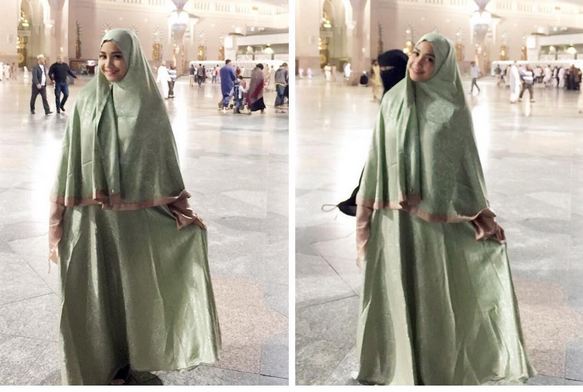 Unggah foto momen umrah di Mekah, foto Nagita banjir pujian dan doa
