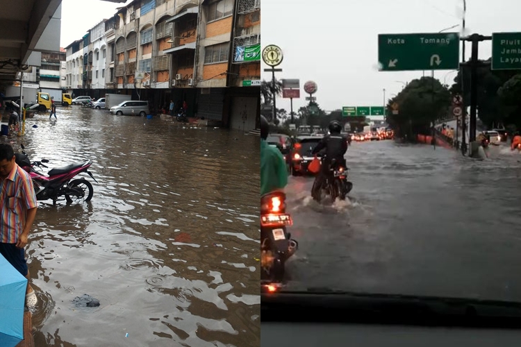 Banjir merata di Jakarta, cek titik-titiknya melalui Peta Bencana
