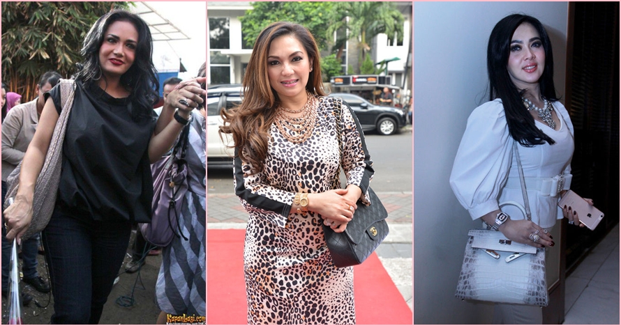 Jadi diva musik beda zaman, ini harga tas Nia Daniati, KD & Syahrini