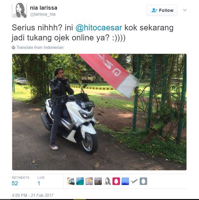 Hito ngojek berbagai sumber Hito ngojek berbagai sumber