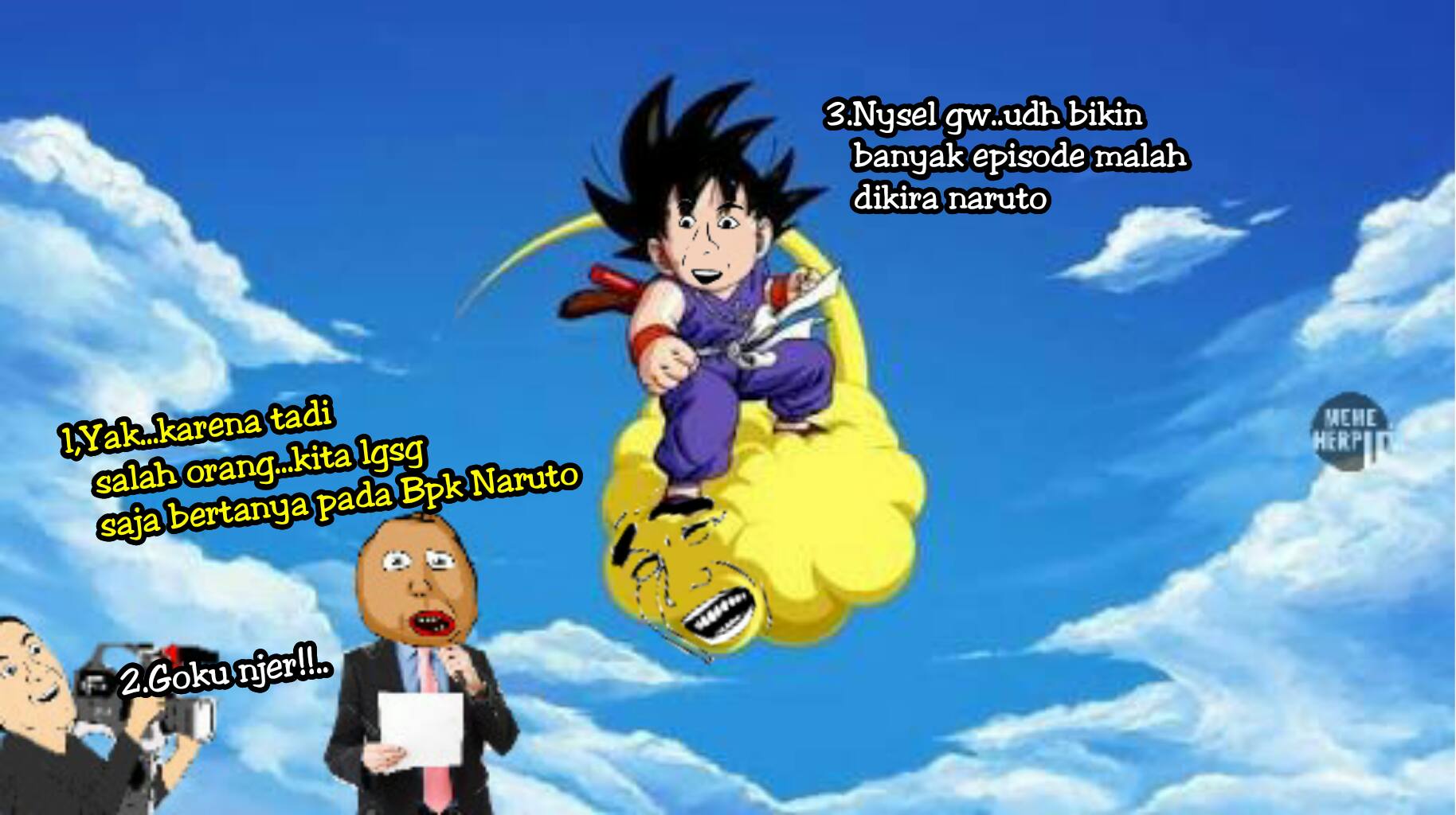 13 Komik strip ketika Herp jadi reporter ini kocak banget