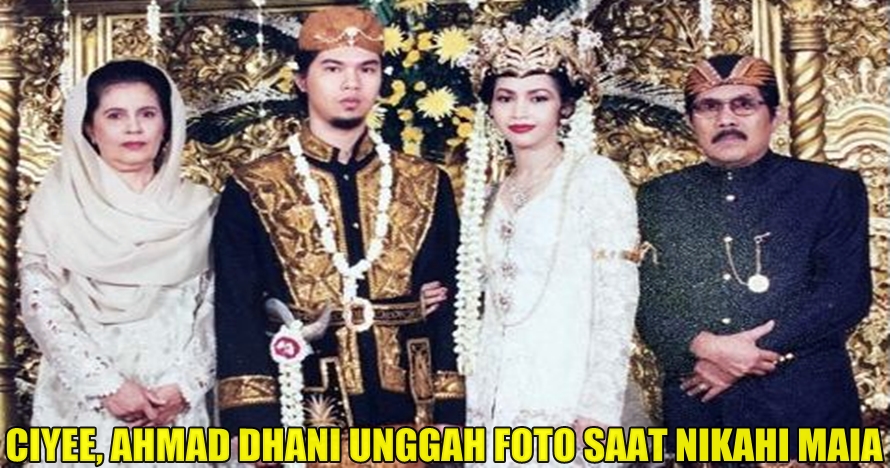 Ahmad Dhani unggah foto lawas pernikahan dengan Maia, ada apa ya?