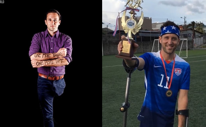 Pria berkaki satu ini sukses jadi motivator dan cosplayer, salut