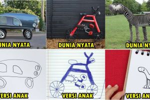 Begini jadinya jika 15 gambar anak kecil ada di dunia nyata