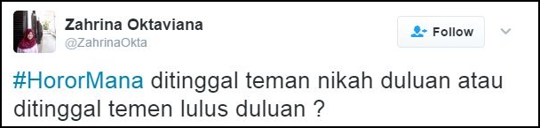 cuitan horor mana ini bukannya serem malah bikin baper © 2017 twitter