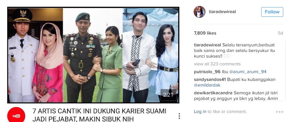  Tiara Dewi Patuh Dengan Suami  © 2017 brilio.net