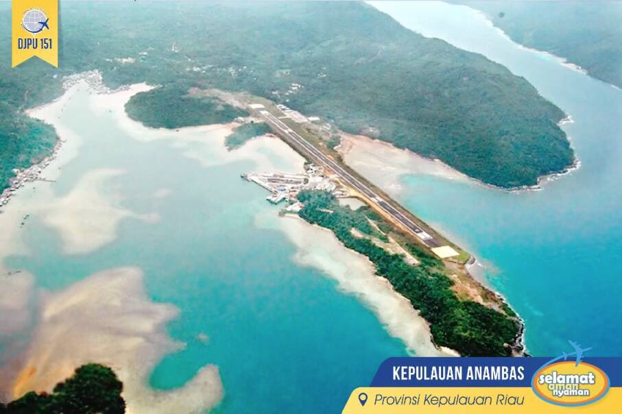 7 Potret bandara baru di Anambas, wisata pulau tropis terindah di Asia