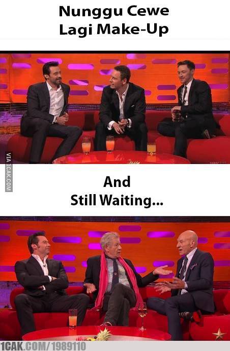 Meme X-Man waiting © 2017 brilio.net