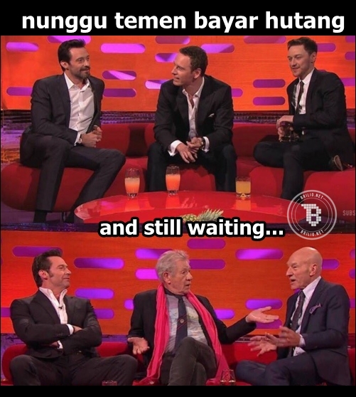 Meme X-Man waiting © 2017 brilio.net