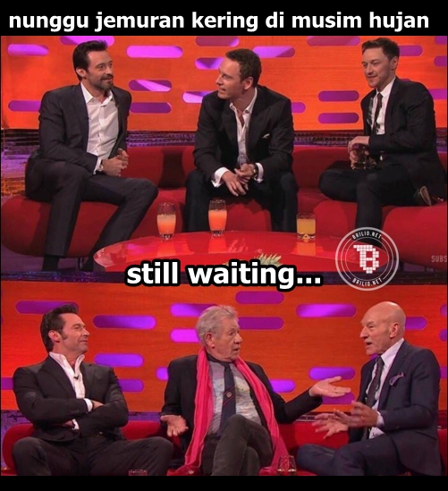 Meme X-Man waiting © 2017 brilio.net