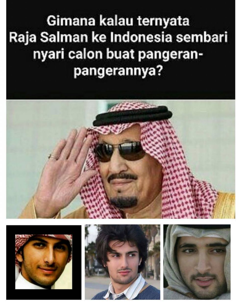 9 Meme kocak ini ikut sambut kedatangan Raja Salman, bikin ngakak