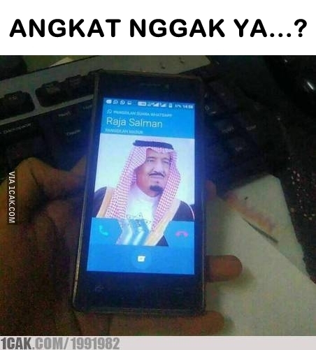 9 Meme kocak ini ikut sambut kedatangan Raja Salman, bikin ngakak