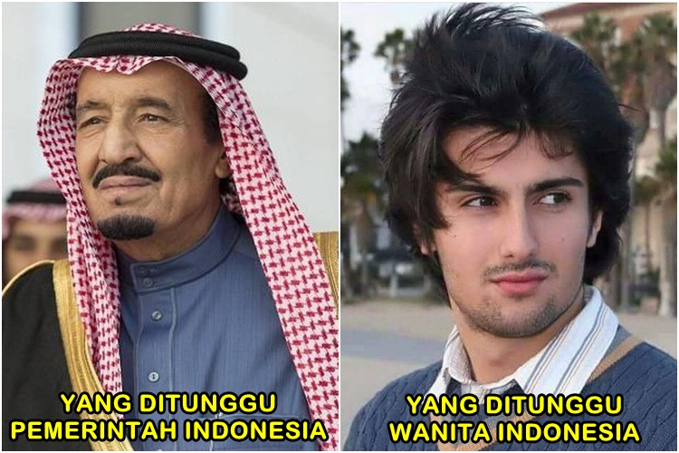 9 Meme kocak ini ikut sambut kedatangan Raja Salman, bikin ngakak