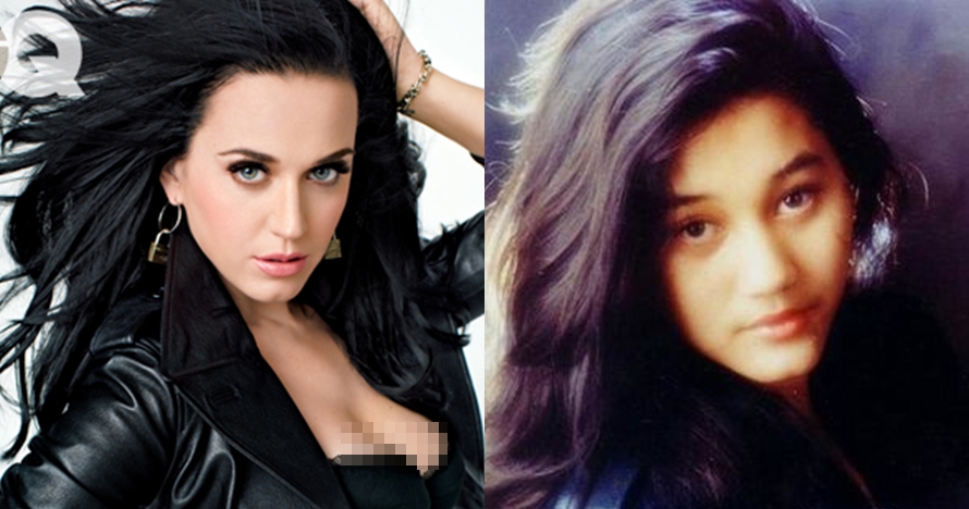 9 Foto perbandingan Katy Perry vs Nike Ardilla, mirip nggak sih?