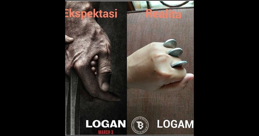 Deretan aksi lucu tiru karakter Logan ini bikin hilang gaharnya