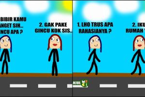 Komik strip rahasia bibir seksi ini kocaknya bikin ketawa lepas