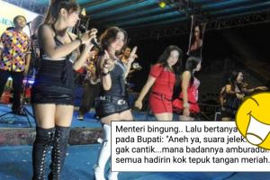 Cerita 'konser dangdut dan pak menteri' ini endingnya bikin ngakak