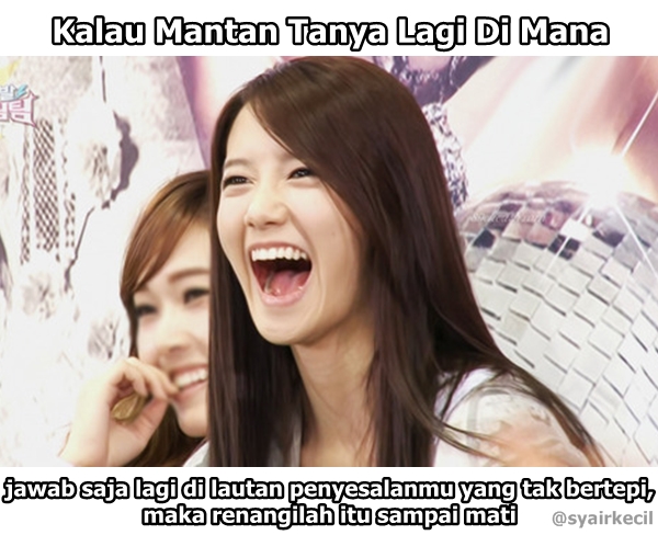meme kalau mantan tanya © 2017 brilio.net