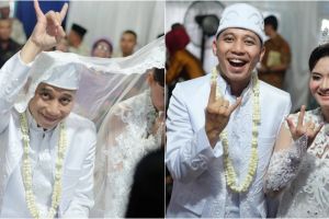 Resmi melepas lajang, ini 8 potret kebahagiaan Indra Prasta 'The Rain'