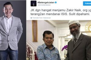 Ernest Prakasa minta maaf soal kicauannya tentang Zakir Naik