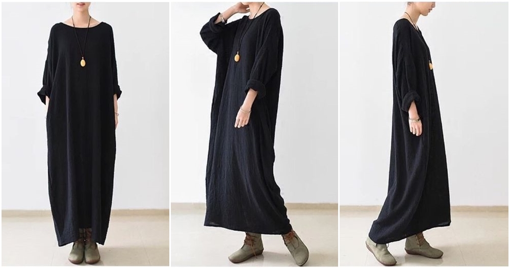 12 Dress bahan linen ini layak kamu coba, cocok buat yang pakai hijab