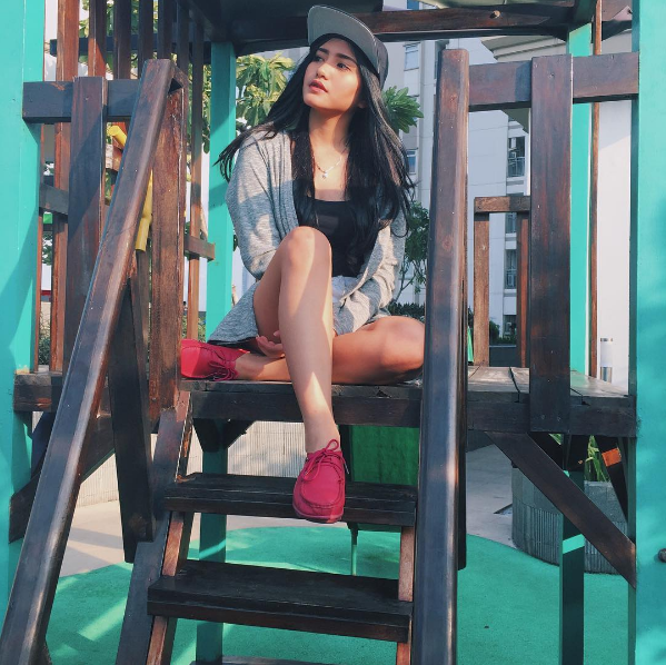 10 Foto Haviva Rifda, model yang dikabarkan dekat dengan Rizky Febian