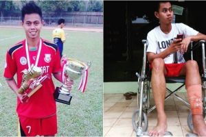 Sedih, pemain Divisi I jual sepatu emas untuk biaya pengobatan cedera