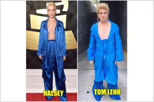 15 Cosplay ala Tom Lenk ini tirukan gaun seleb Hollywood, keren abis