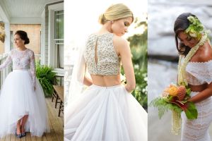 Baju pengantin juga ada model two piece, 15 desain ini bisa kamu pilih
