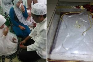 Pria ini beri mahar calon istrinya kain kafan, alasannya bikin terharu